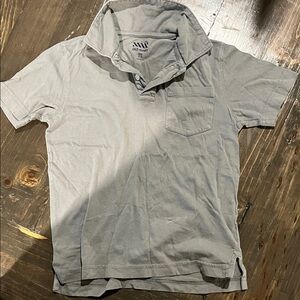 Old Navy Men's Polo Shirt in Light Gray